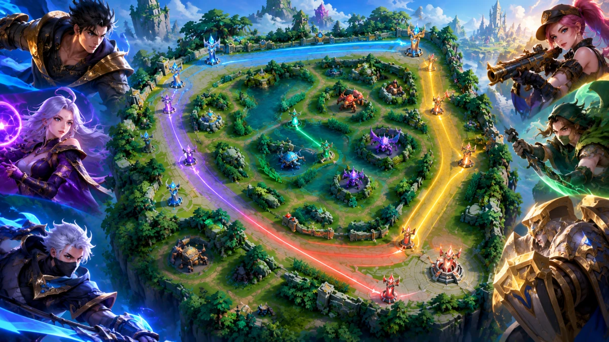 Mobile Legends Lane System and Hero Roles in Every Position