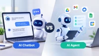 The Difference Between AI Chatbots and AI Agents, and When to Use Each